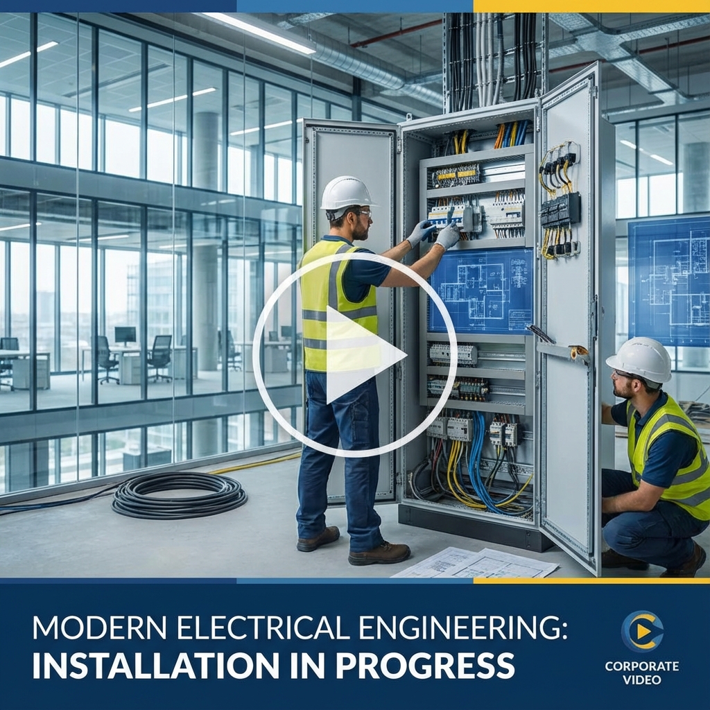 Elektriker bei der Arbeit - Video